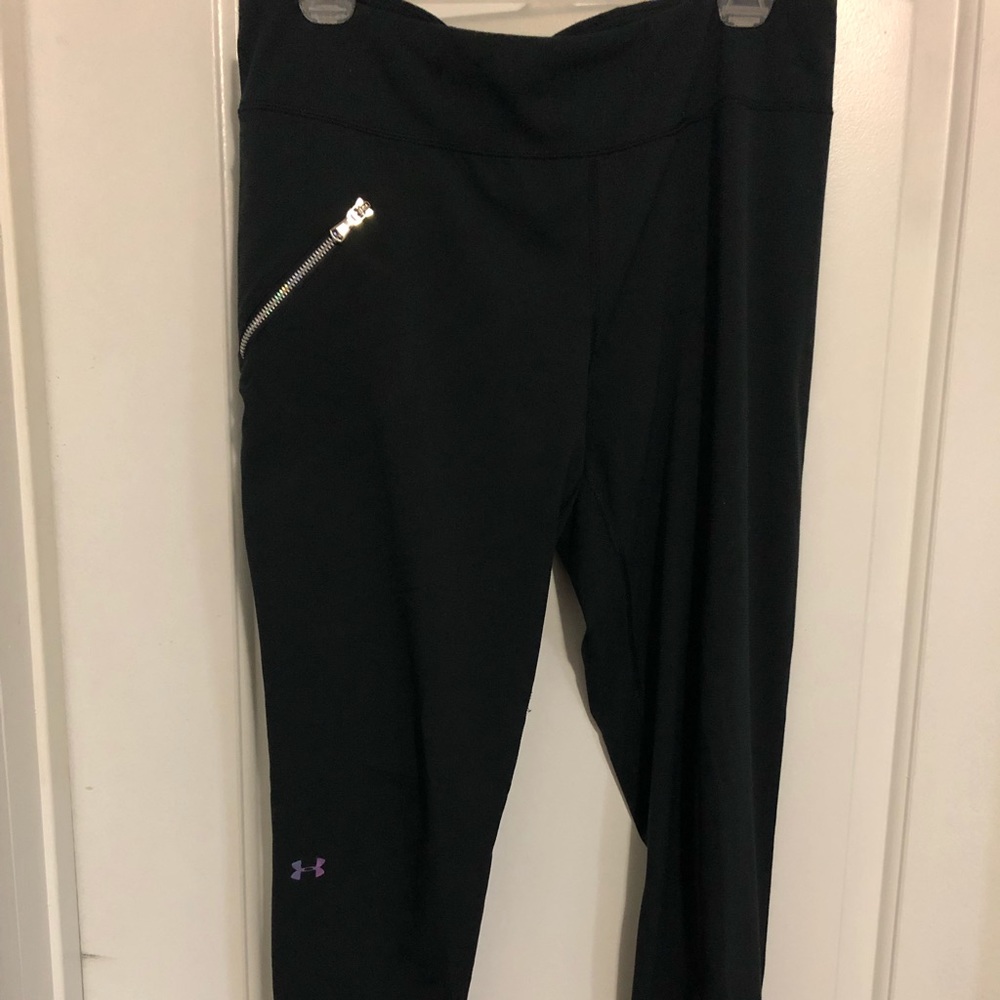 Under Armour leggings with zippers